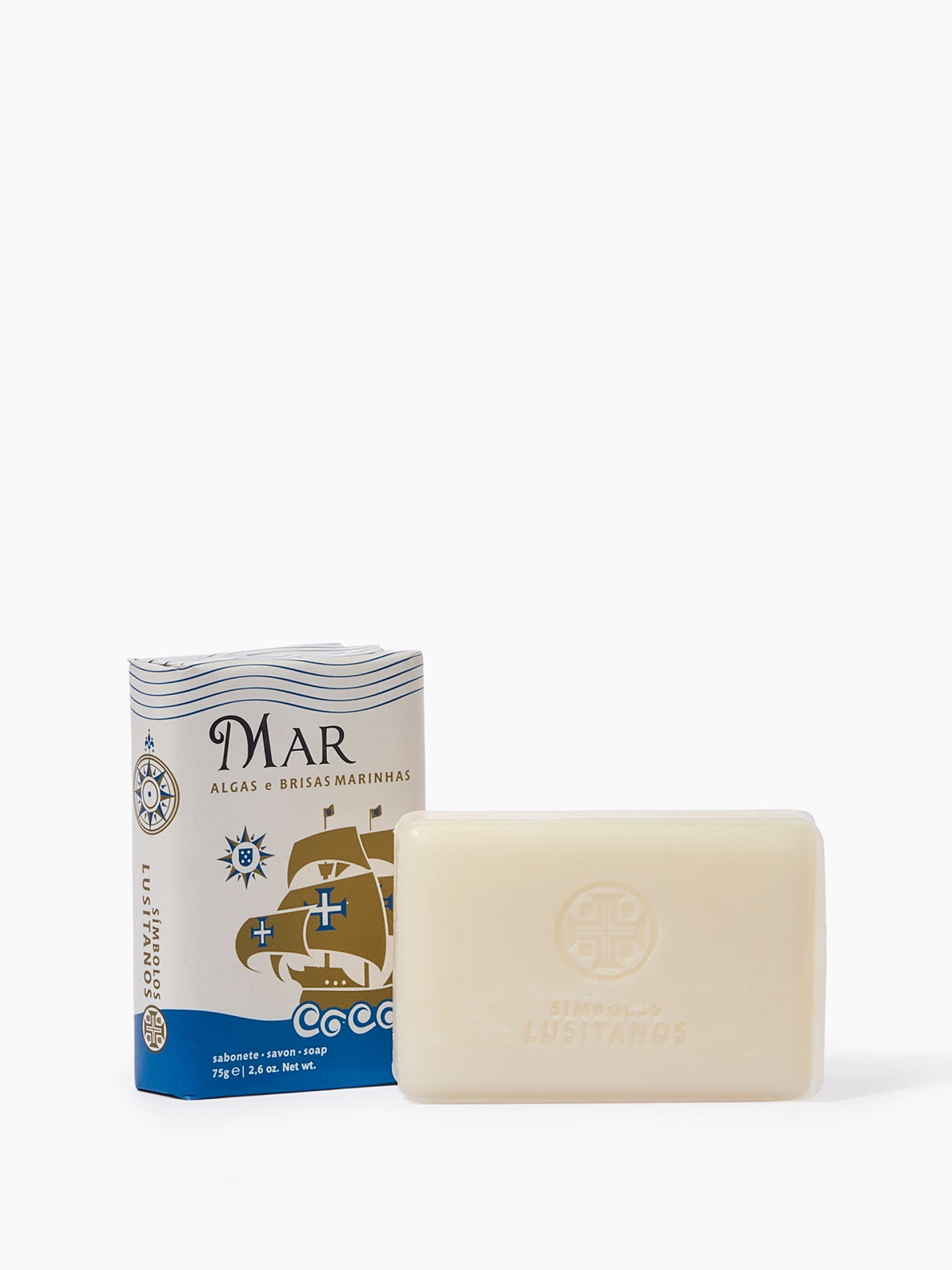 SÍMBOLOS LUSITANOS MAR SEAWEED AND SEA SALT SOAP 75g