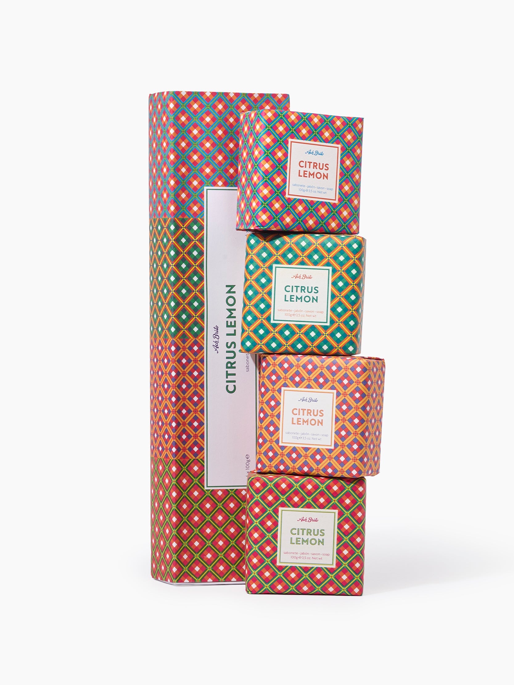 CITRUS LEMON SOAP BOX 4x100g